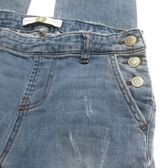 I&M | Distressed Side Button Jeans - Picture 3 of 5